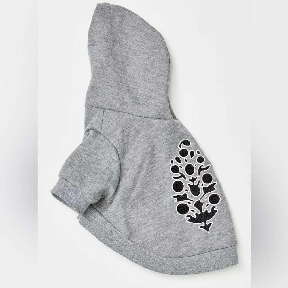 Free People Movement Final Call Logo Hoodie Sweatshirt Grey Dog NWT 🔖